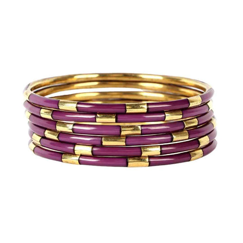 Veda Bangle - Amethyst