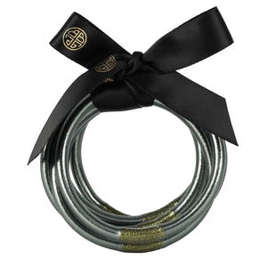 Graphite All Weather Bangles (Carbón)