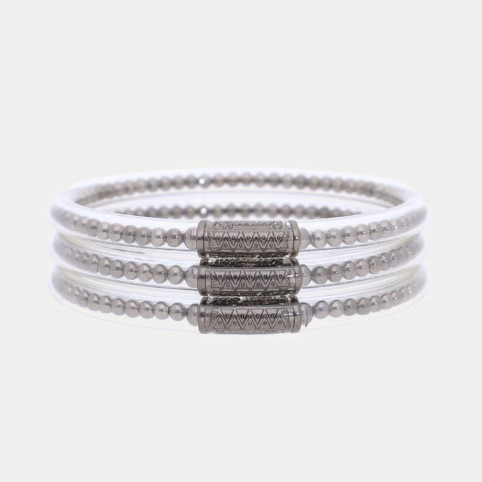 BIBI Gunmetal All Weather Bangles