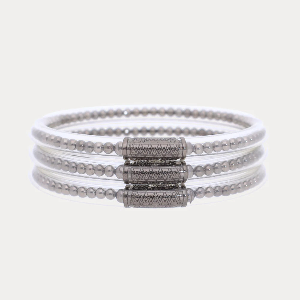BIBI Gunmetal All Weather Bangles