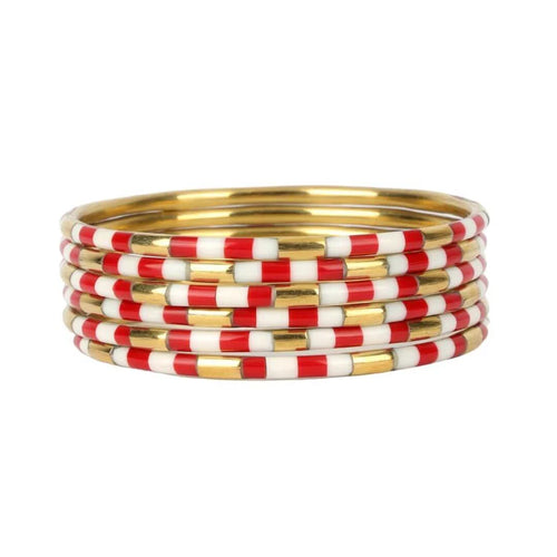 Veda Bangle - Red White