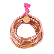 Rose Gold All Weather Bangles 6