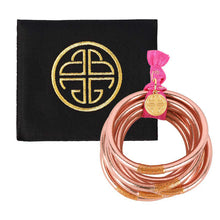 Rose Gold All Weather Bangles 6