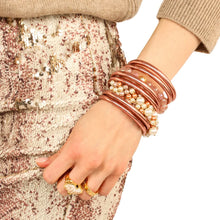 Rose Gold All Weather Bangles 6