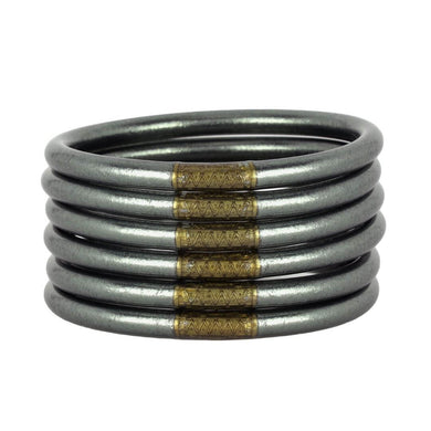 Graphite All Weather Bangles (Carbón)