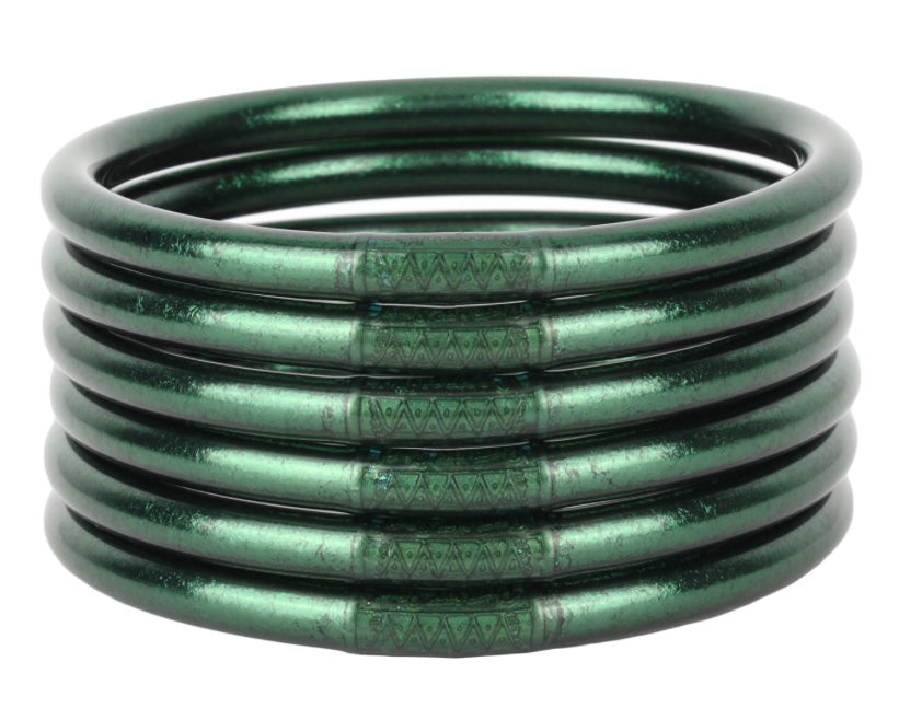 Frond All Weather Bangles (Verdes)